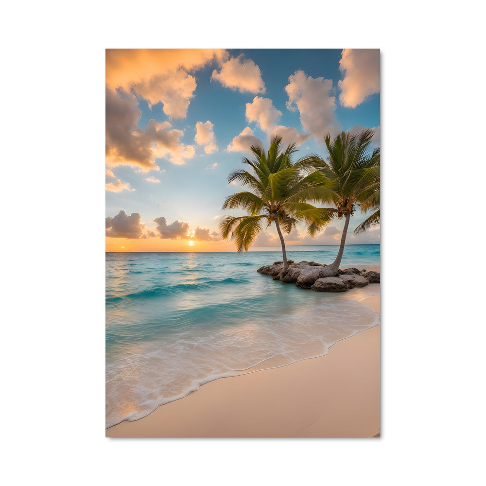 Poster Crépuscule des Palmiers