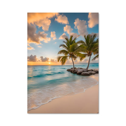 Poster Crépuscule des Palmiers