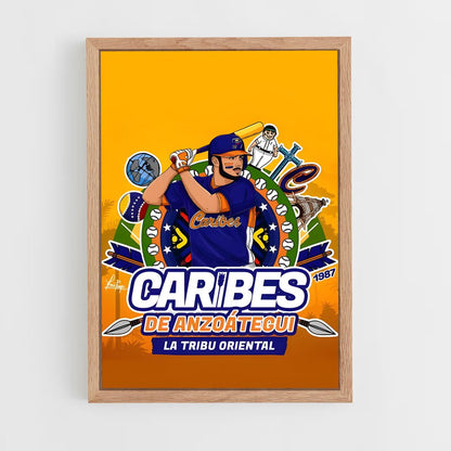 ap-caribes de anzoategui-1 cadre Bois clair