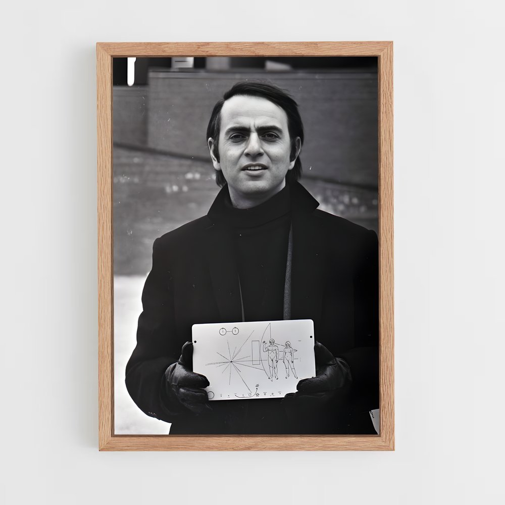ap-carl sagan-1 cadre Bois clair