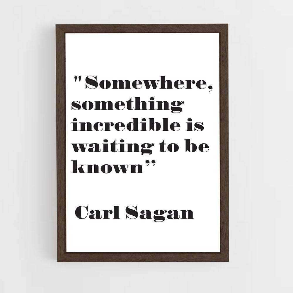 ap-carl sagan-5 cadre Bois foncé