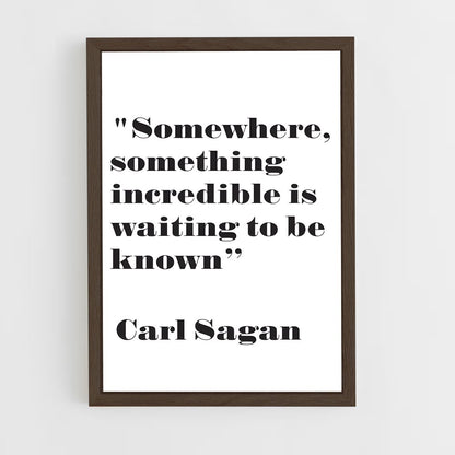 ap-carl sagan-5 cadre Bois foncé