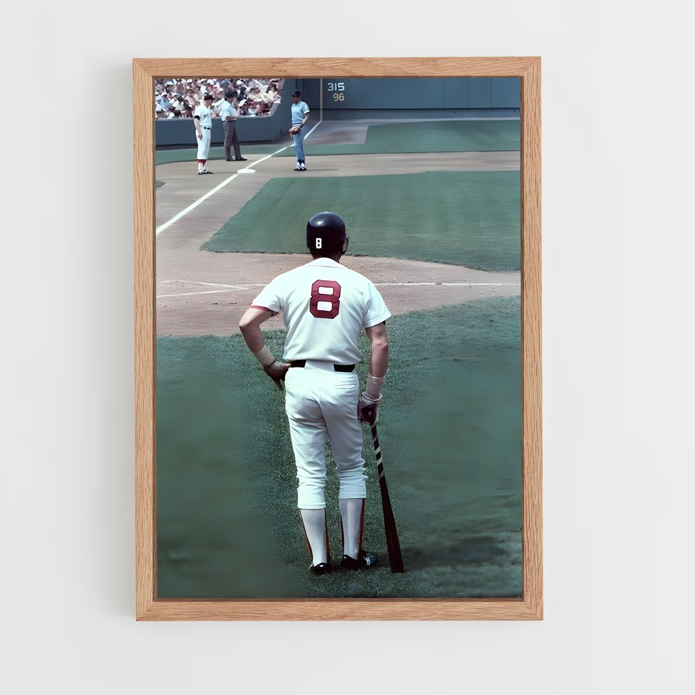 ap-carl yastrzemski-3 cadre Bois clair