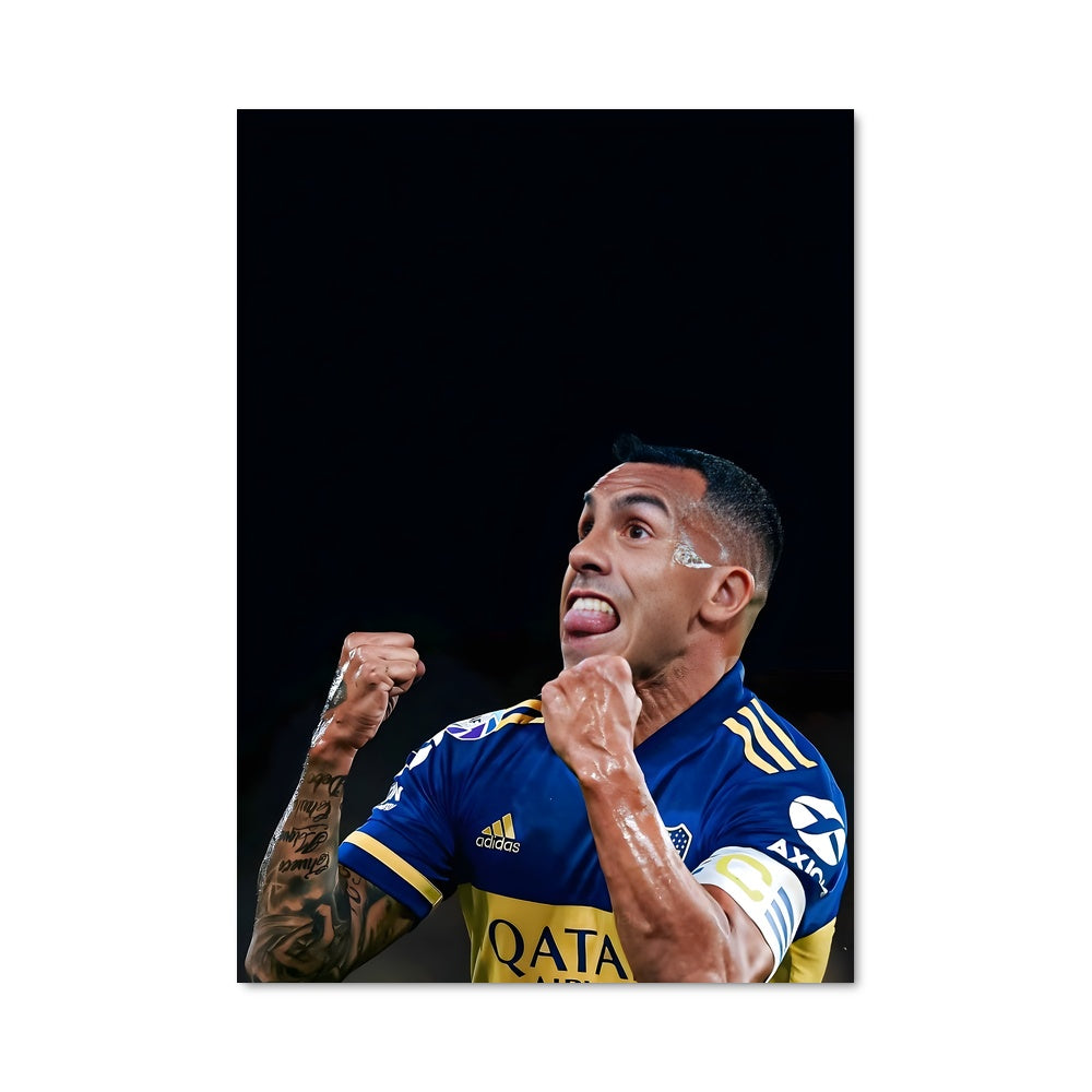 Poster Tevez en Action