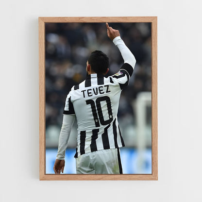 ap-carlos tevez-5 cadre Bois clair