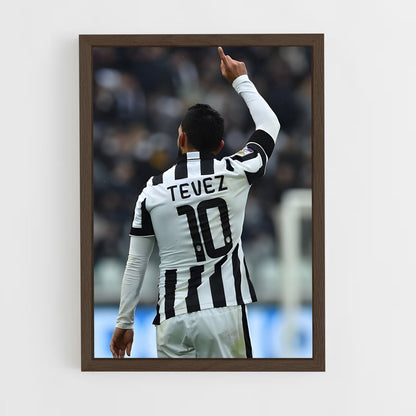 ap-carlos tevez-5 cadre Bois foncé