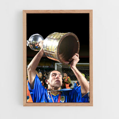 ap-carlos tevez-8 cadre Bois clair