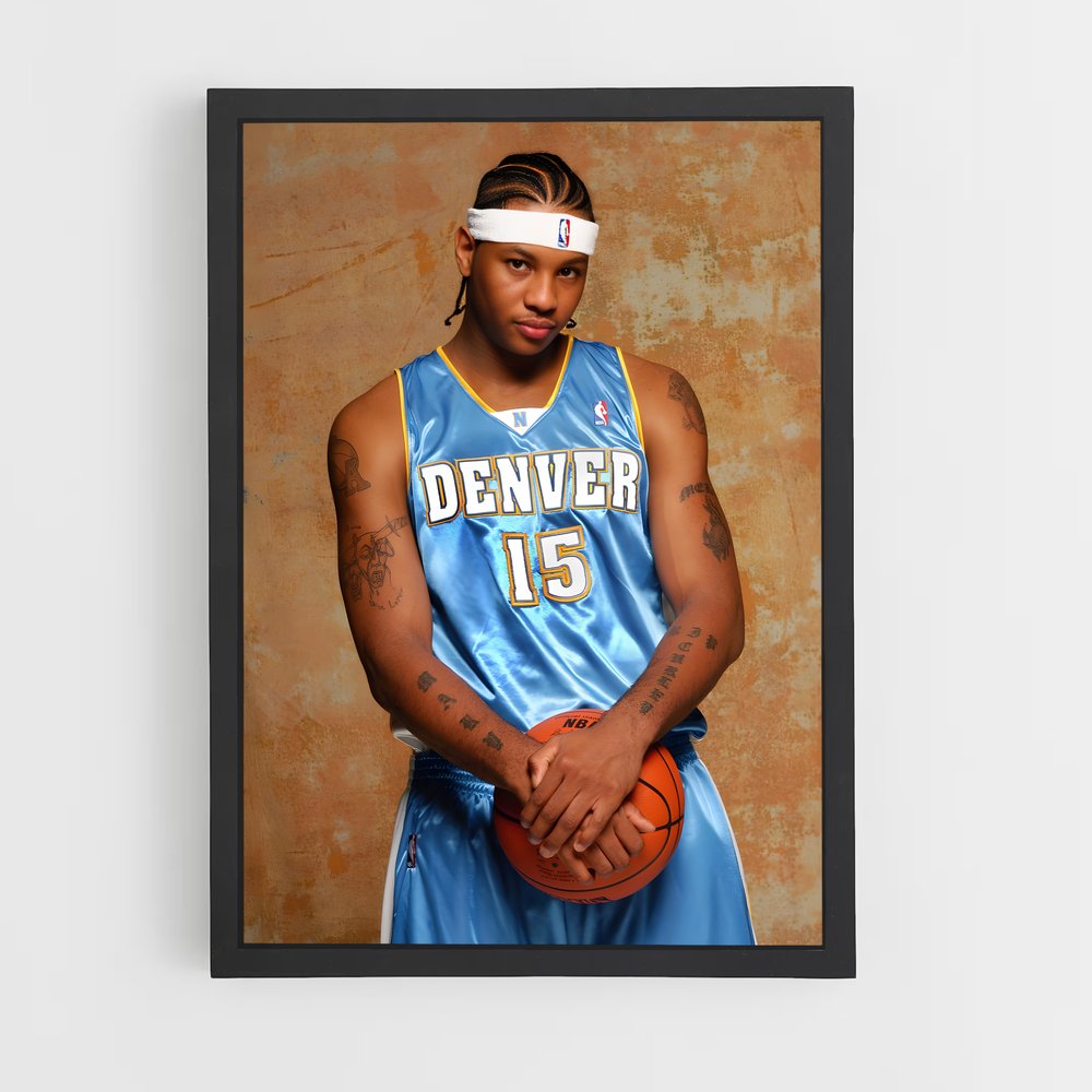 ap-carmelo anthony-1 cadre Noir