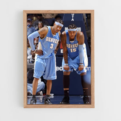 ap-carmelo anthony-2 cadre Bois clair