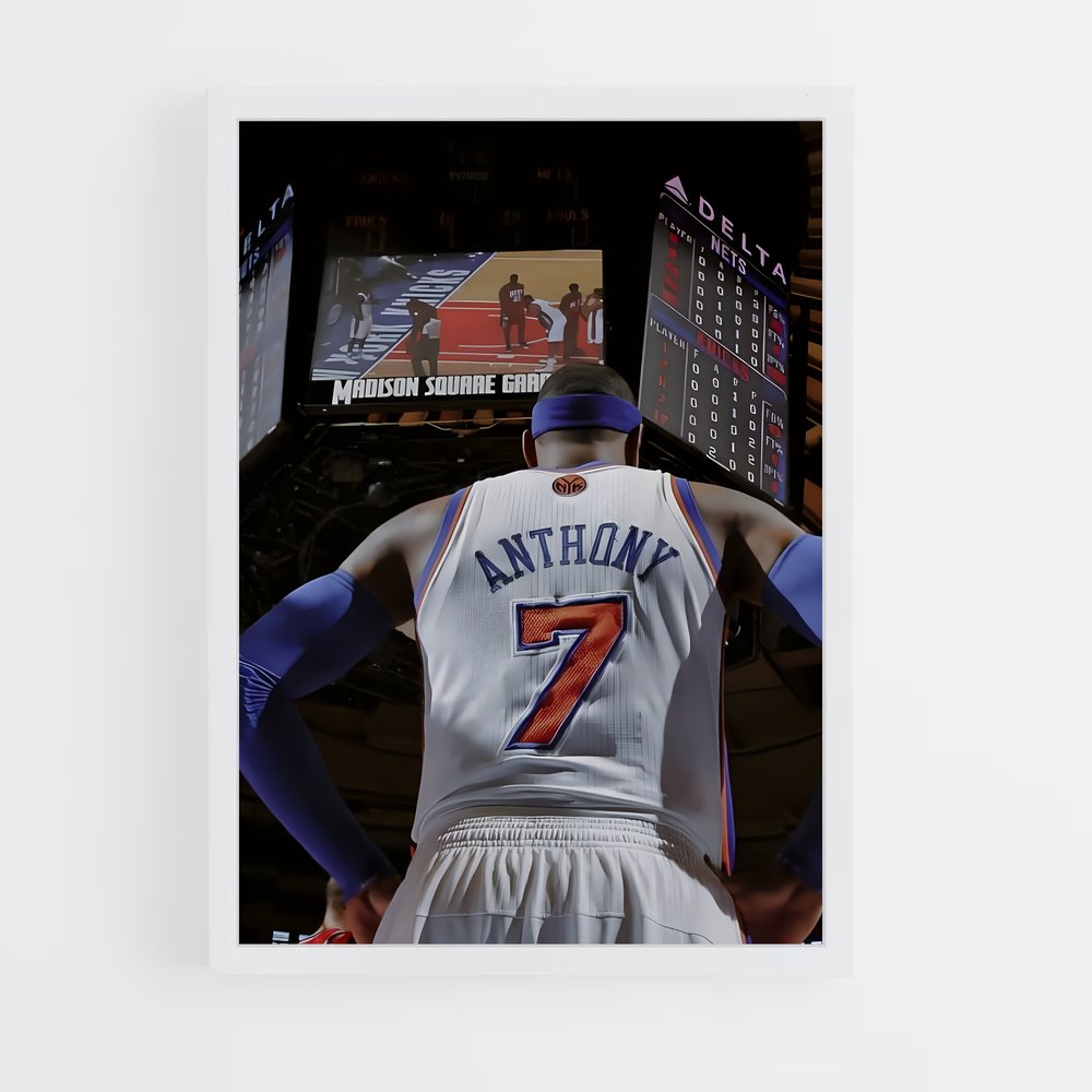 ap-carmelo anthony-4 cadre Blanc