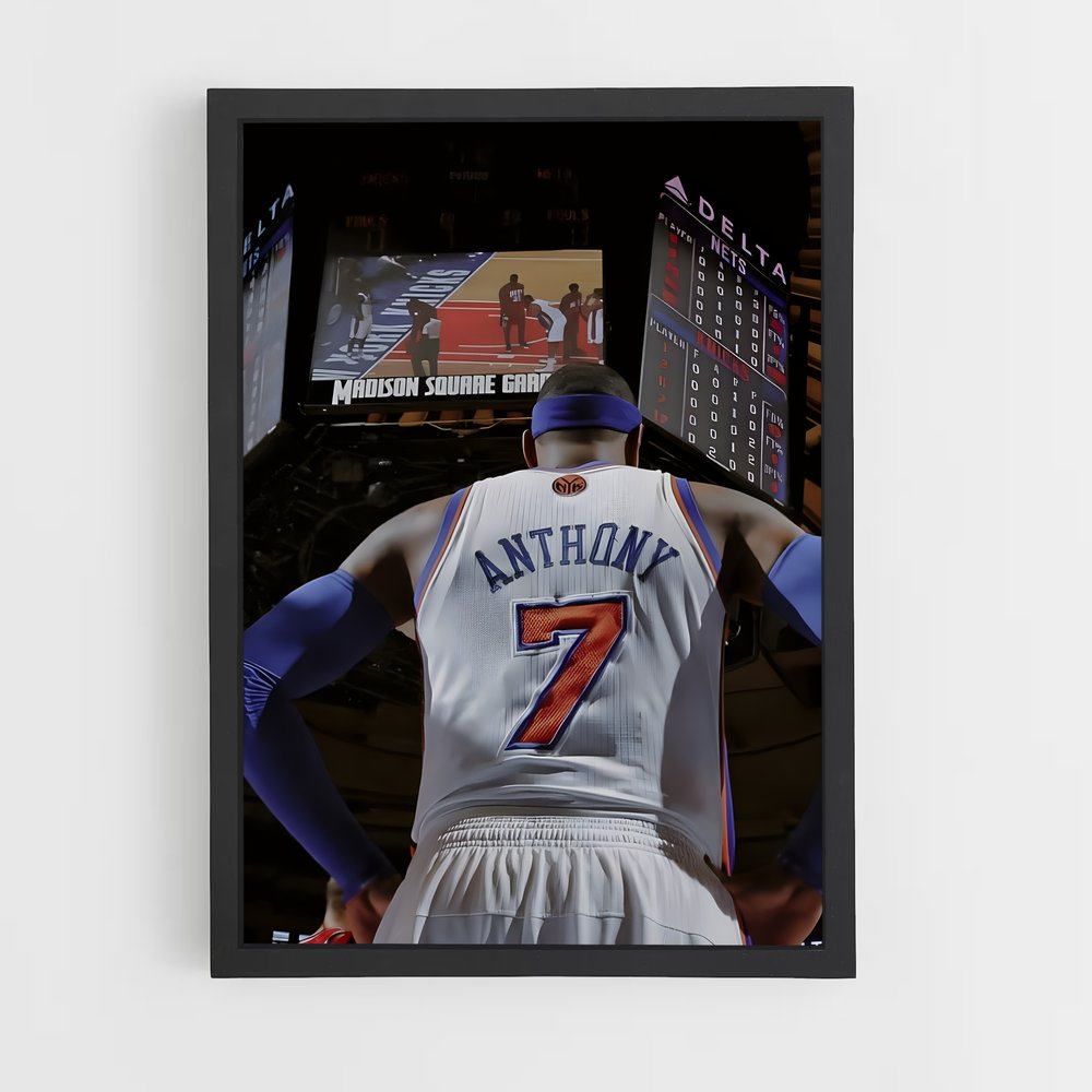 ap-carmelo anthony-4 cadre Noir