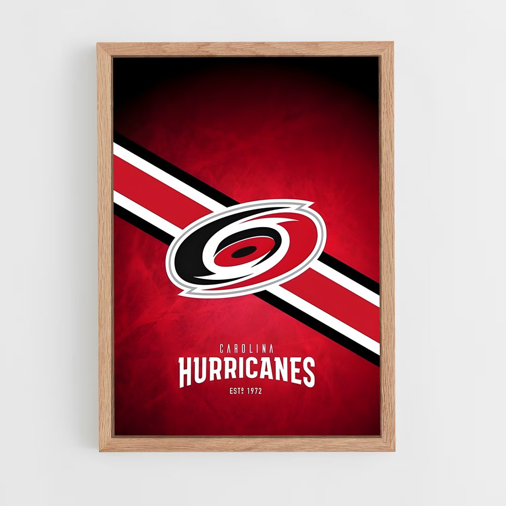 ap-carolina hurricanes-8 cadre Bois clair