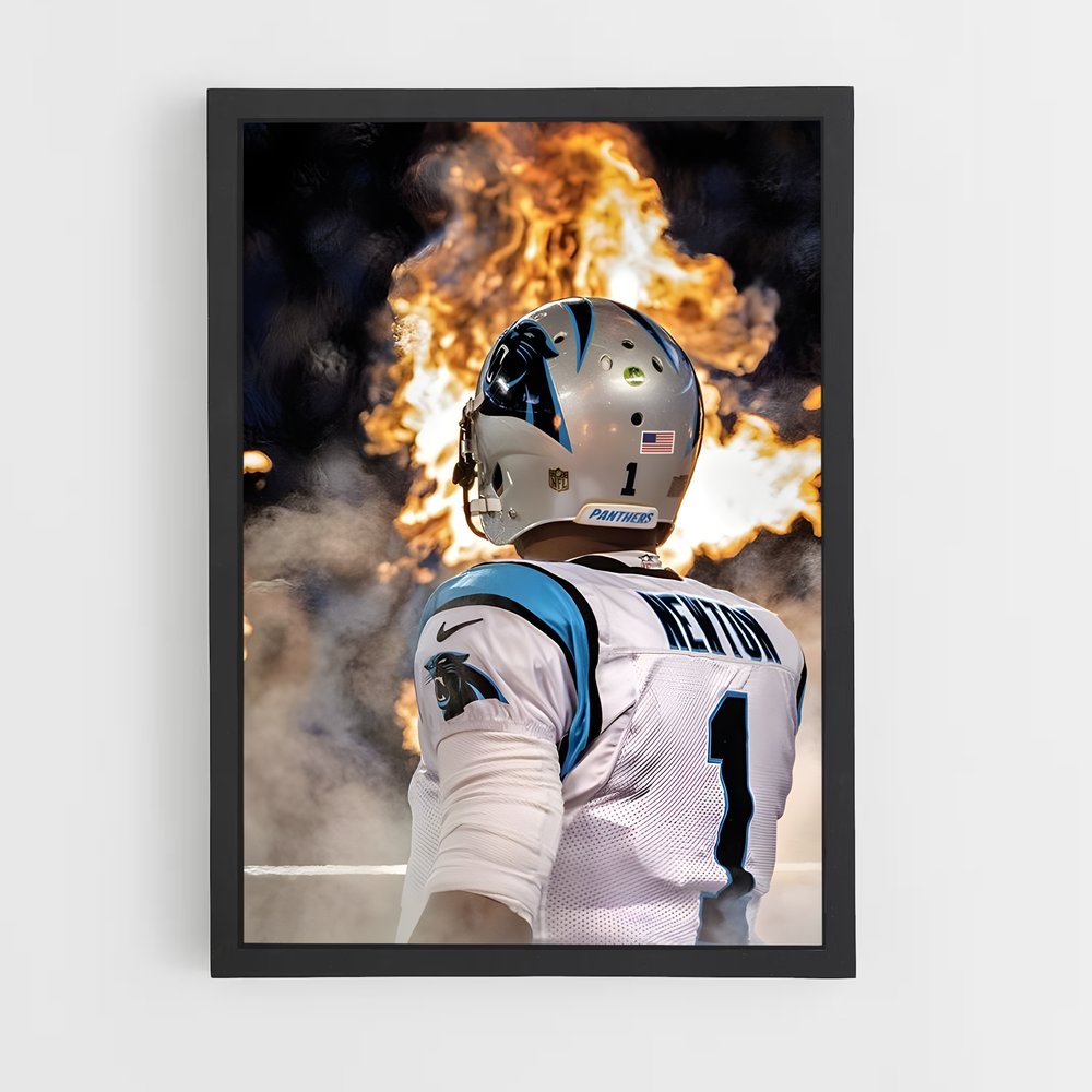 ap-carolina panthers-2 cadre Noir