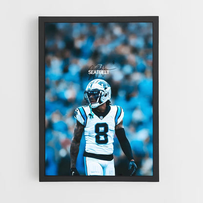 ap-carolina panthers-4 cadre Noir