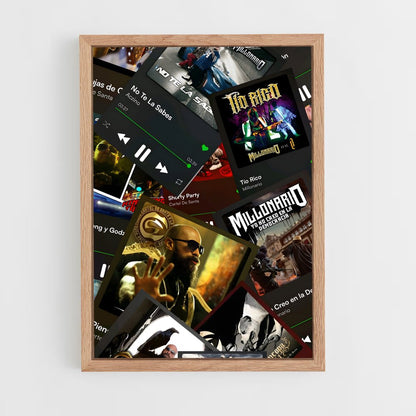 ap-cartel de santa-6 cadre Bois clair