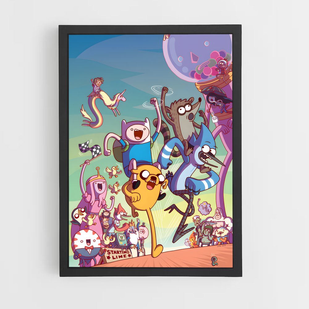 ap-cartoon network-1 cadre Noir