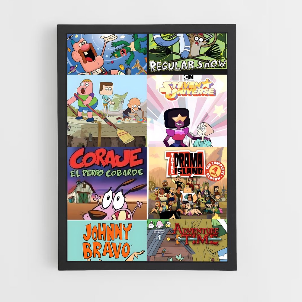 ap-cartoon network-3 cadre Noir