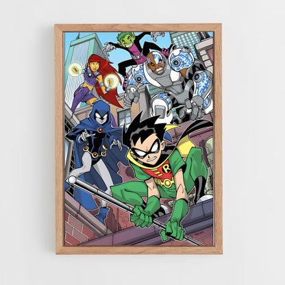 ap-cartoon network-4 cadre Bois clair