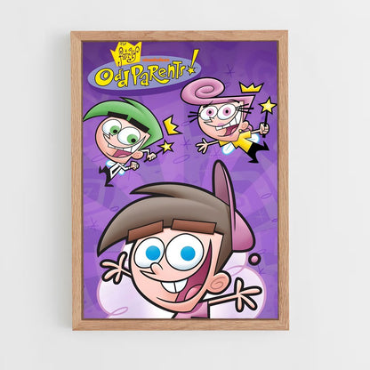 ap-cartoon network-9 cadre Bois clair
