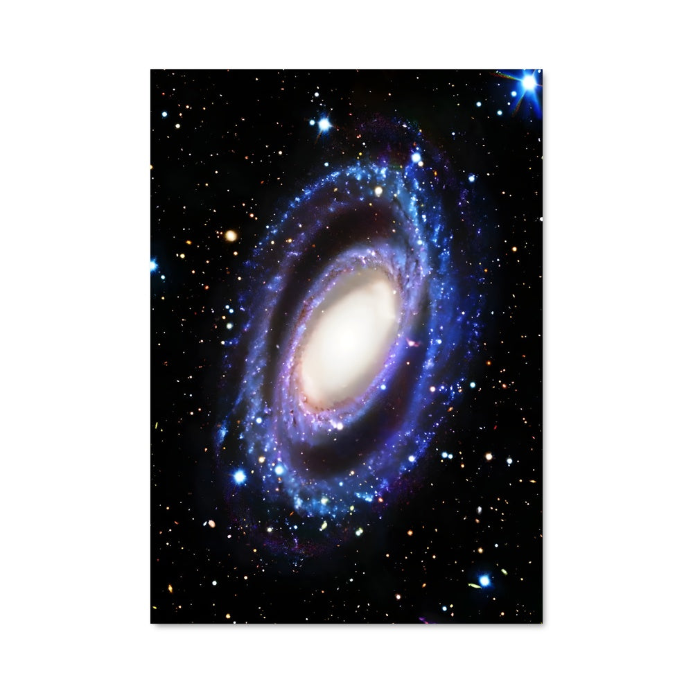 Poster Galaxie Barrée