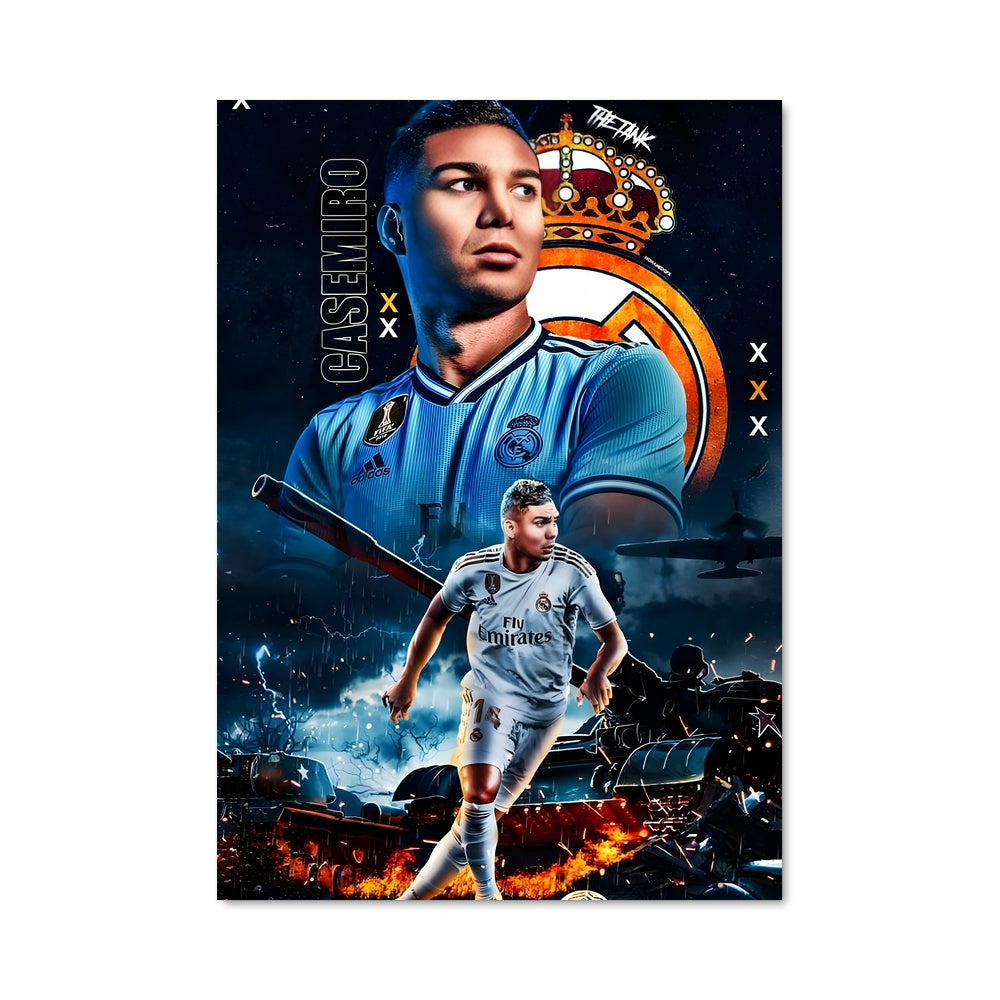 Poster Casemiro en Action