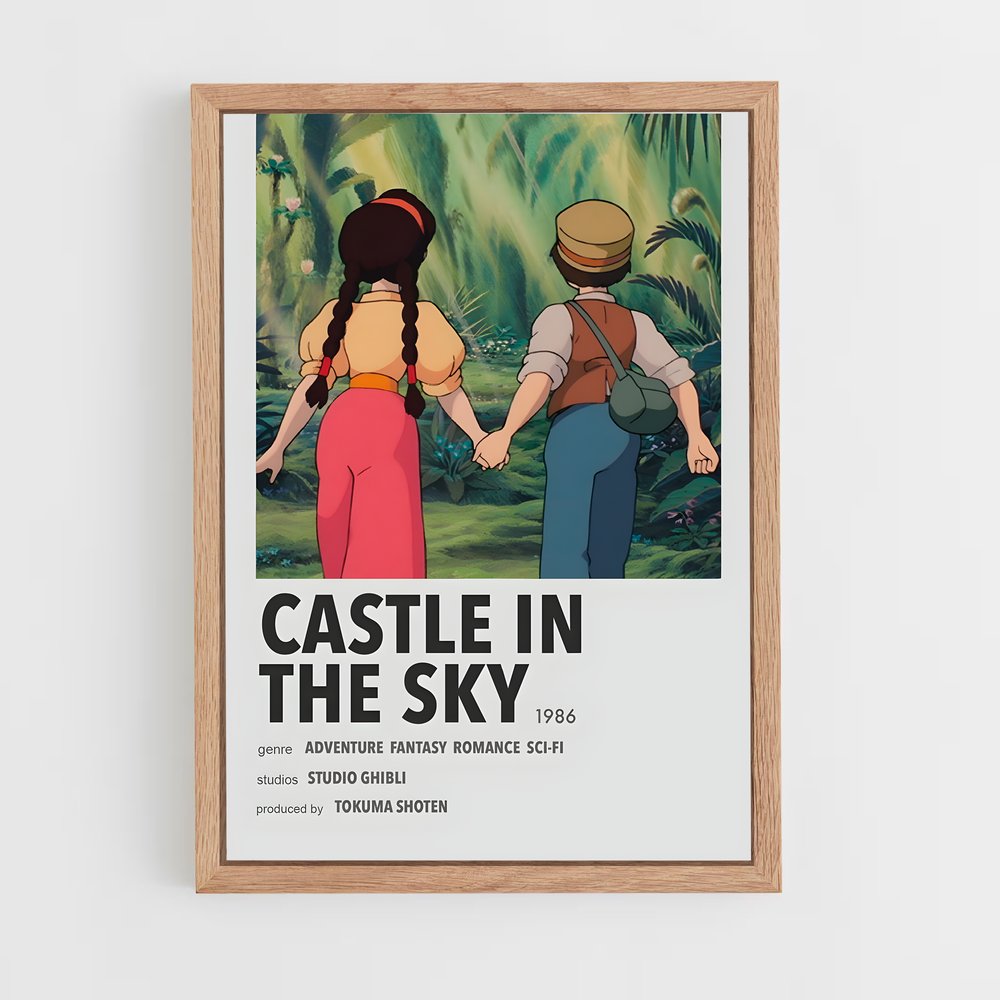 ap-castle in the sky-3 cadre Bois clair
