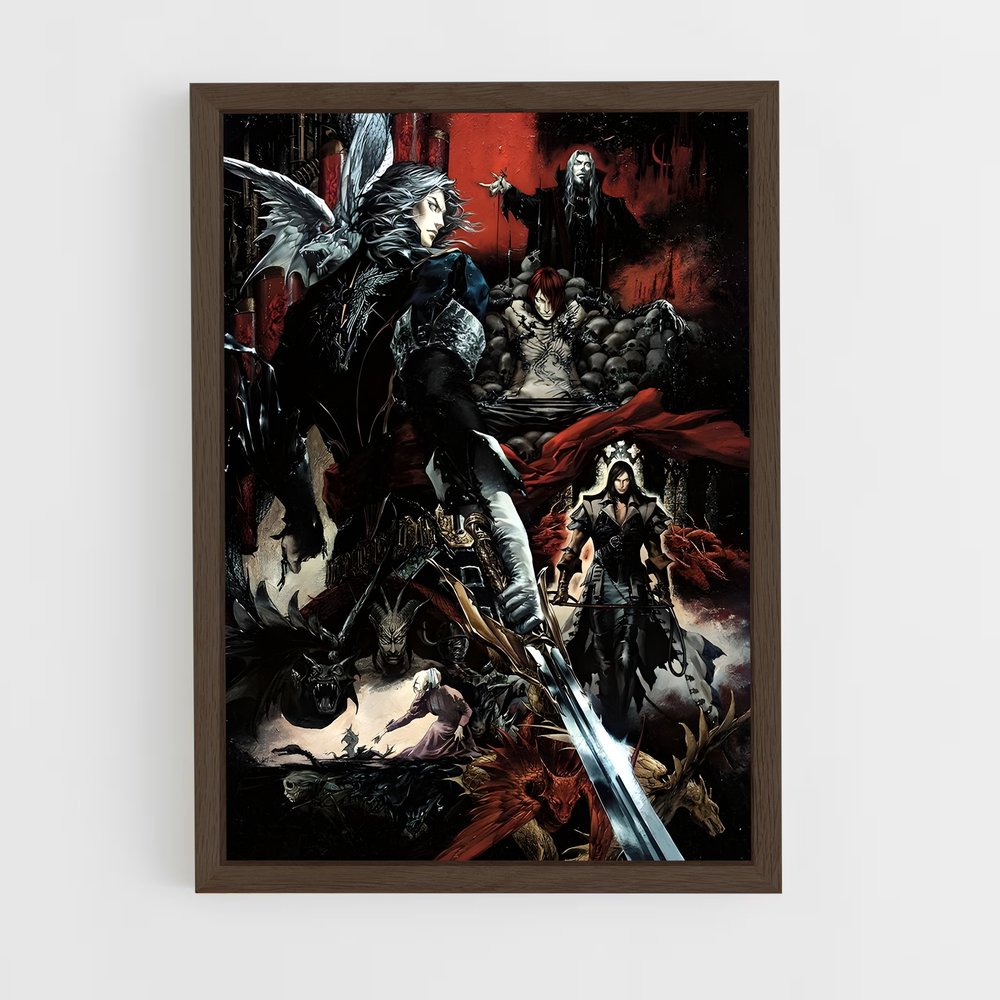 ap-castlevania-8 cadre Bois foncé