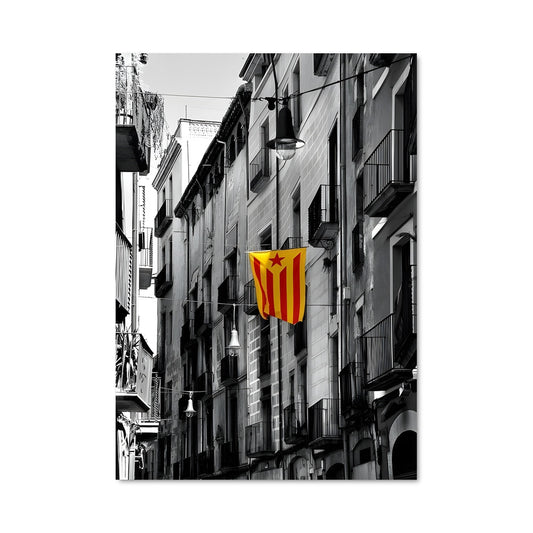 Poster Flamme Catalane