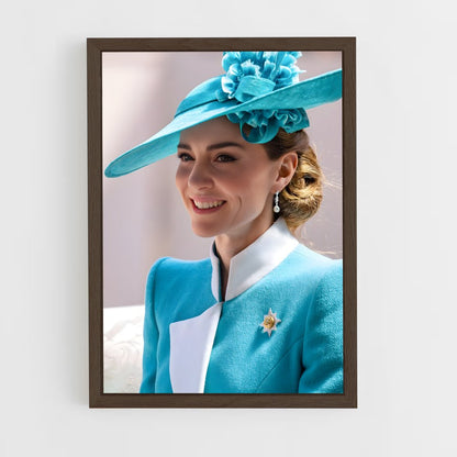 ap-catherine princess of wales-2 cadre Bois foncé
