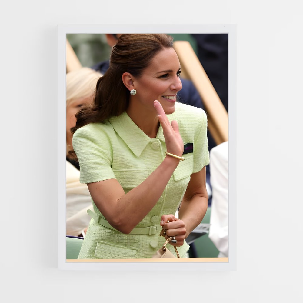 ap-catherine princess of wales-4 cadre Blanc