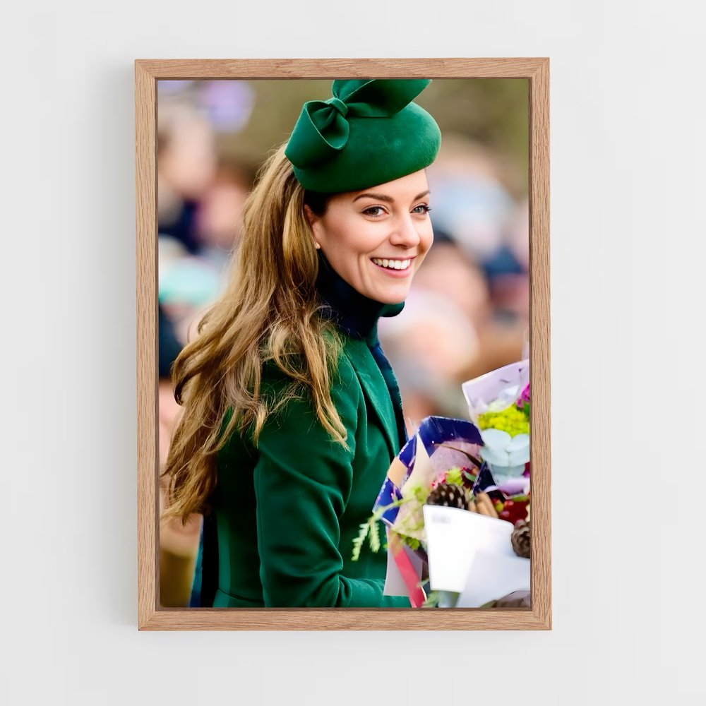 ap-catherine princess of wales-5 cadre Bois clair