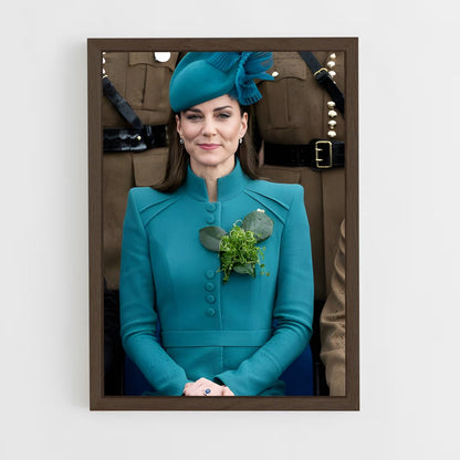 ap-catherine princess of wales-9 cadre Bois foncé