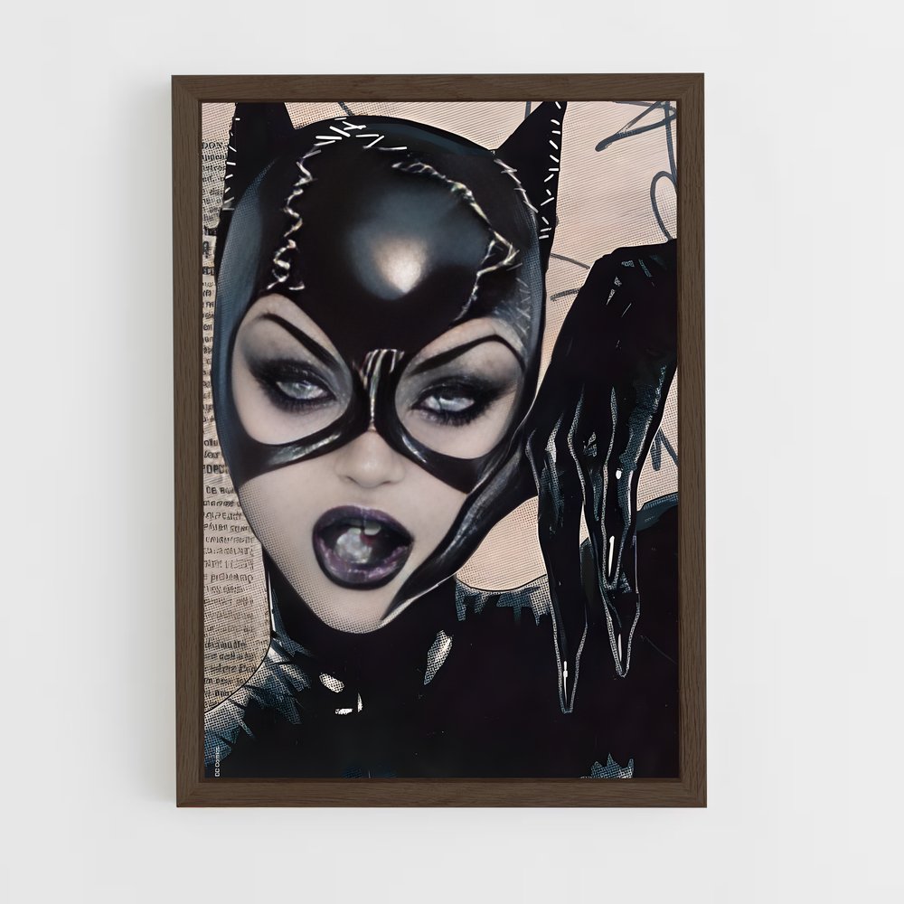 ap-catwoman-3 cadre Bois foncé