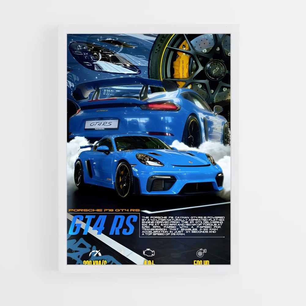 ap-cayman gt4-1 cadre Blanc