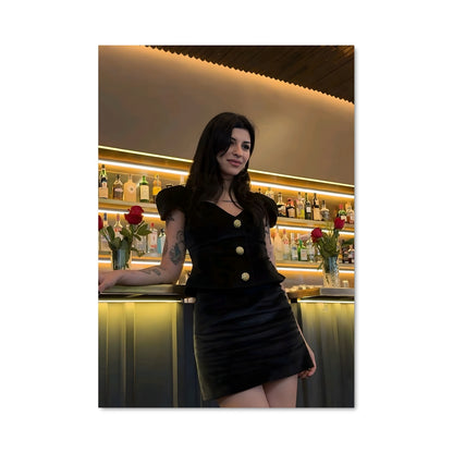 Poster Bar Écarlate