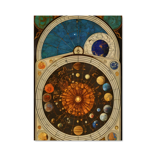 Poster Cosmos en Verre
