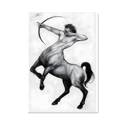 Poster Archer Équestre