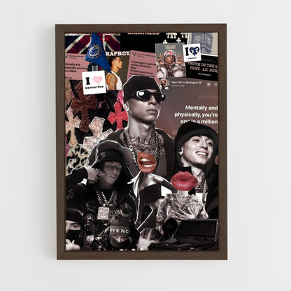 ap-central cee-1 cadre Bois foncé