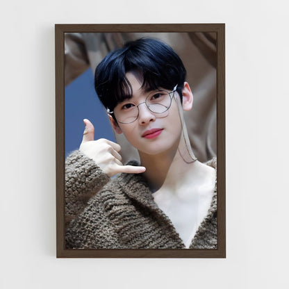 ap-cha eun-woo-4 cadre Bois foncé