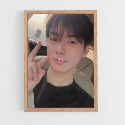 ap-cha eun-woo-5 cadre Bois clair