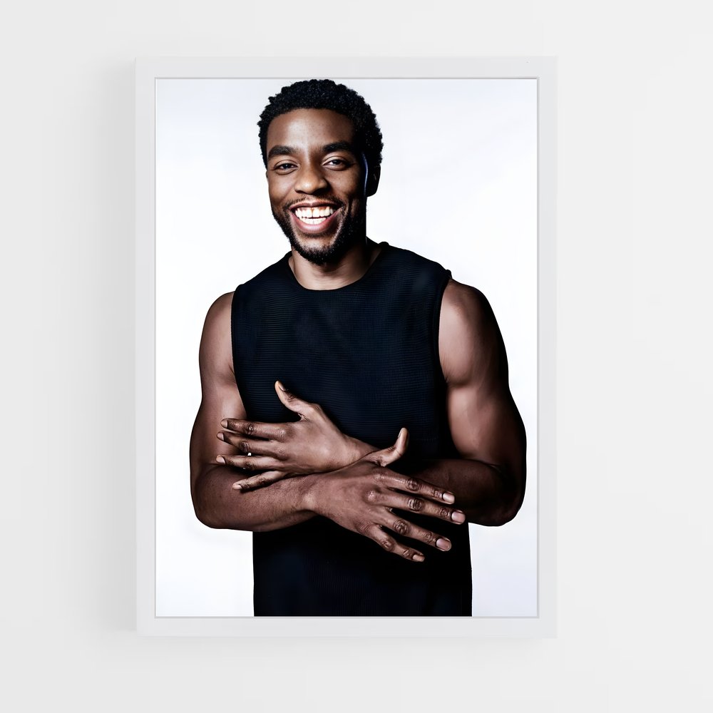 ap-chadwick boseman-5 cadre Blanc
