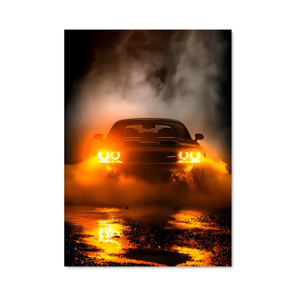 Poster Demon au Clair de Lune