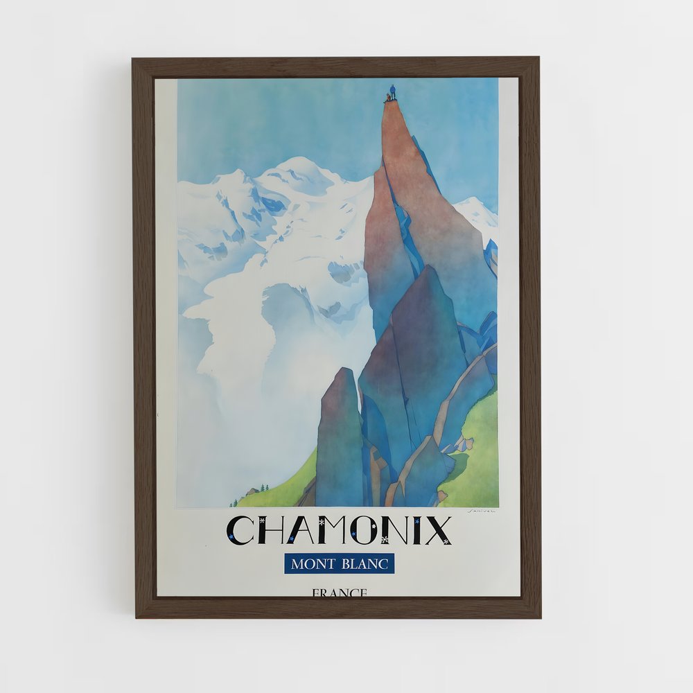 ap-chamonix 1924-2 cadre Bois foncé