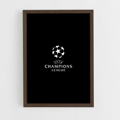 ap-champions league flag-1 cadre Bois foncé
