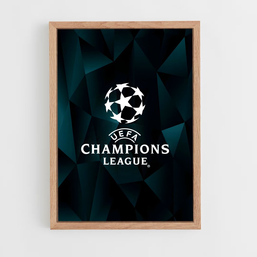 ap-champions league flag-2 cadre Bois clair