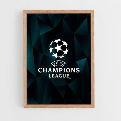 ap-champions league flag-2 cadre Bois clair