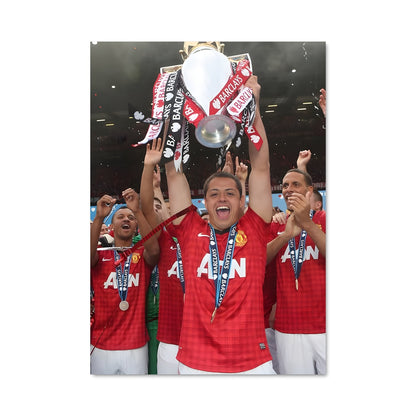 Poster Célébration Rouge et Noir