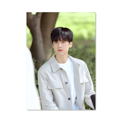 Poster L'Homme au Manteau Blanc