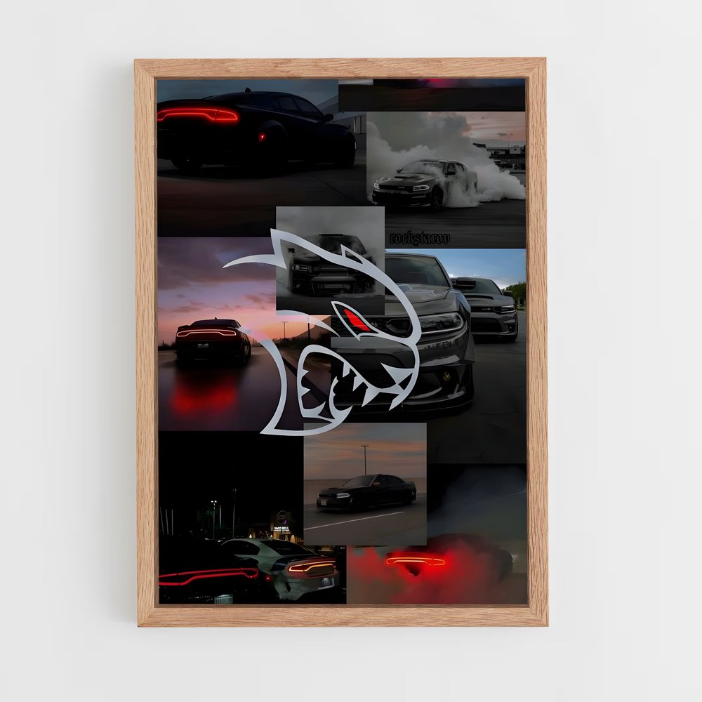 ap-charger srt hellcat redeye-1 cadre Bois clair