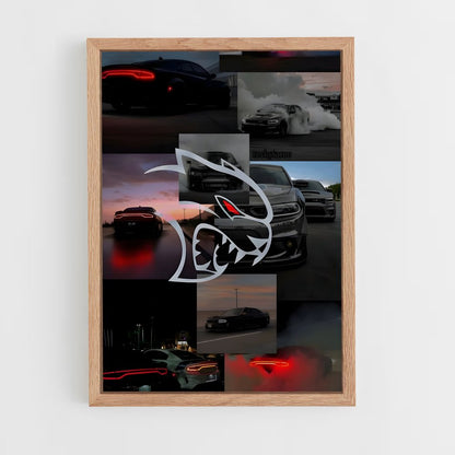 ap-charger srt hellcat redeye-1 cadre Bois clair